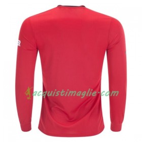 Divisa di Calcio Manchester United Prima 2019/2020 Manica Lunga